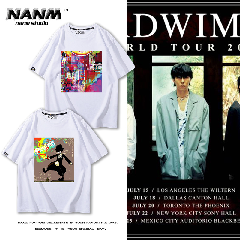 短袖2024巡演同款纯棉半截