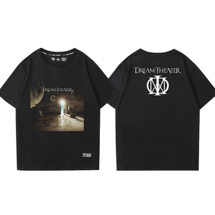 Dream Theater梦剧院乐队T恤男女生摇滚重磅纯棉高街潮牌印花短袖