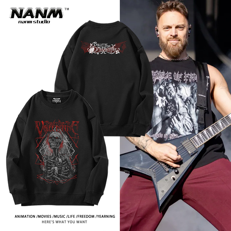 致命情人乐队周边圆领卫衣男女