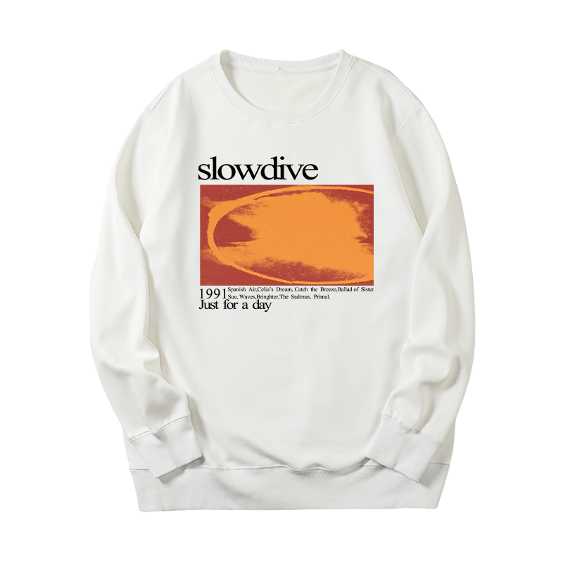Ride乐队卫衣男生MBV独立摇滚Slowdive自赏Shoegaze盯鞋春秋上衣