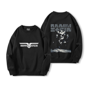 RAMMSTEIN德国战车乐队圆领卫衣男女情侣款秋冬复古重金属上衣潮