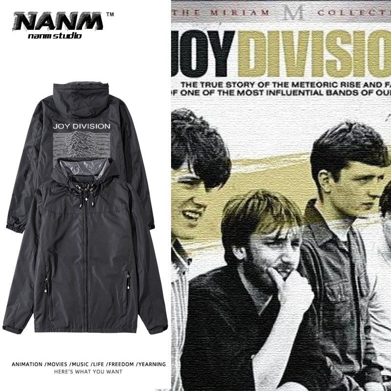 joy division乐队unknown pleasures脉冲摇滚外套夹克男连帽夹克