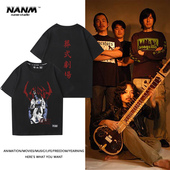 Ghastly Funeral Theatre葬式 SIGH 剧场日本黑金属乐队短袖 男t