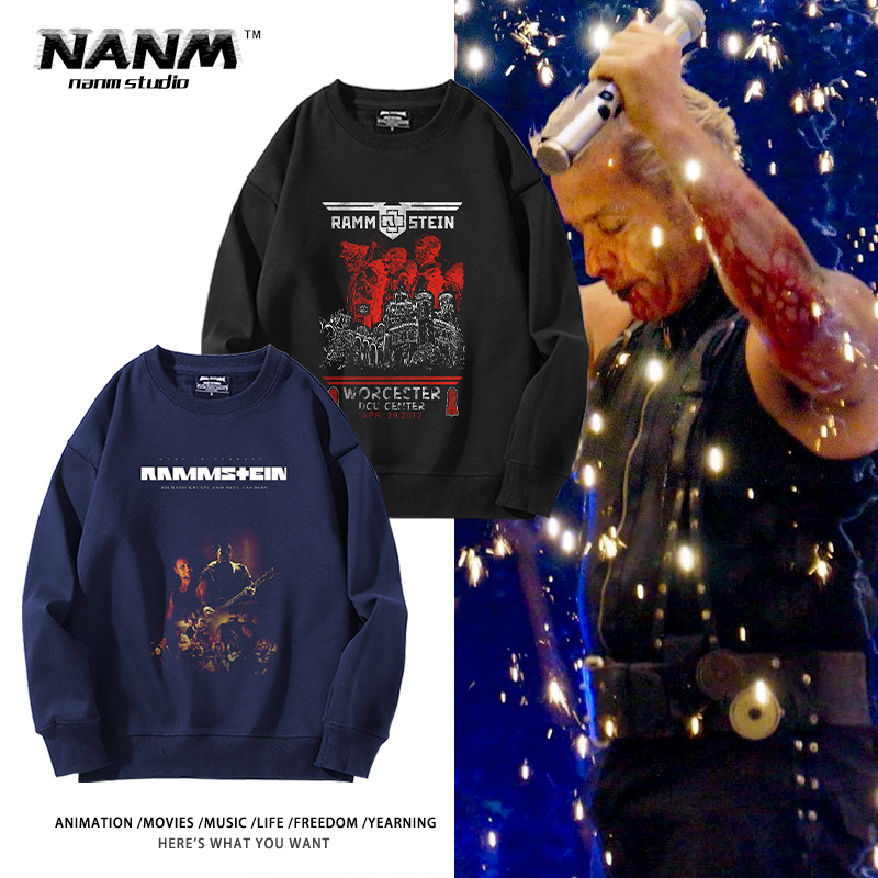 Rammstein德国战车金属乐队百搭