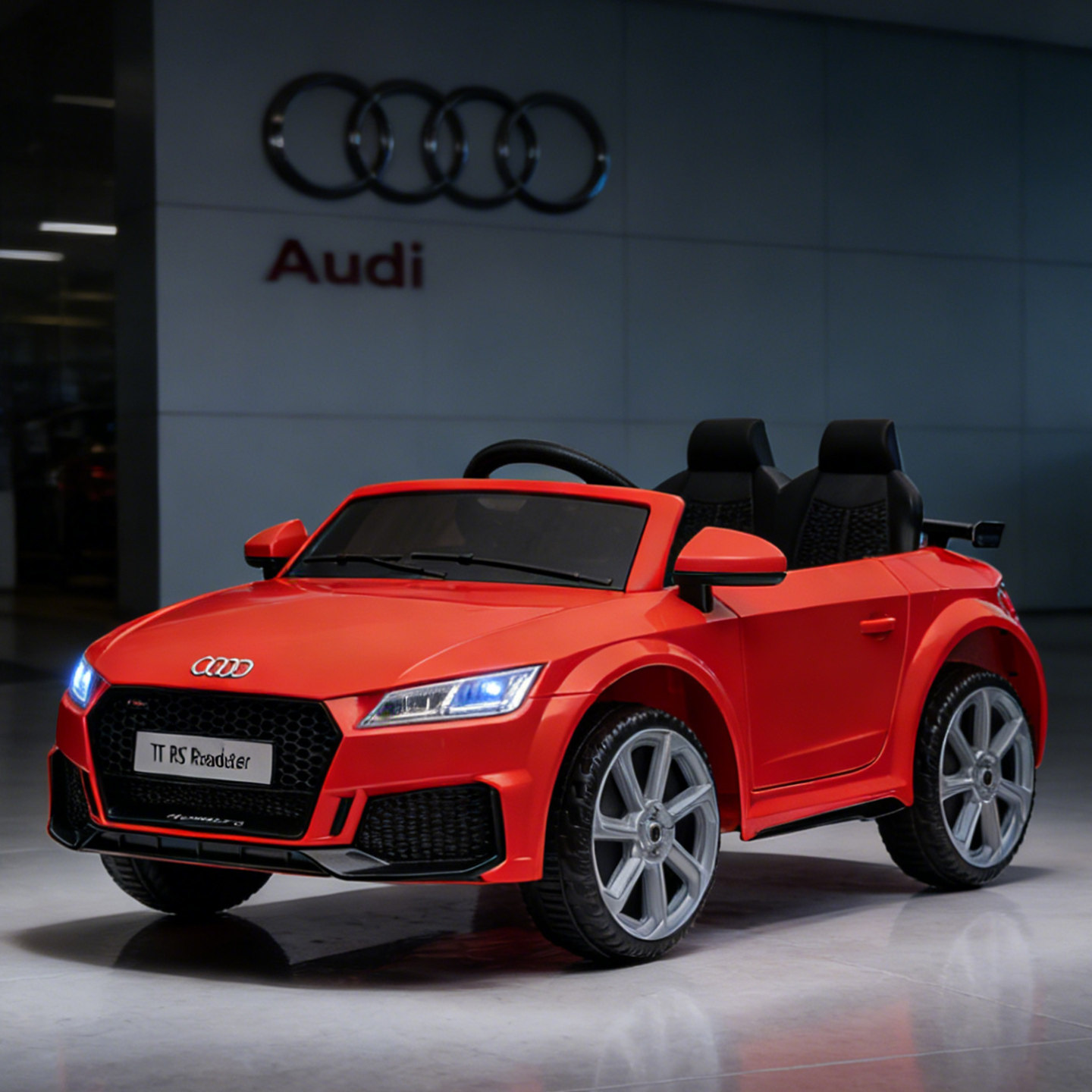 授权奥迪TTrs婴儿童电动车四轮小孩遥控汽车宝宝玩具车可坐人童车