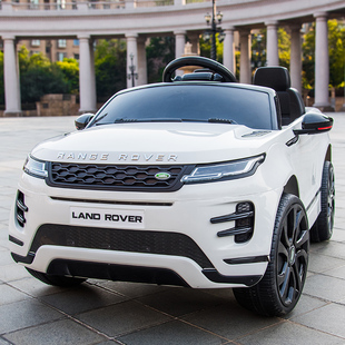 路虎极光儿童电动车四轮汽车可坐摇摆越野车童车宝宝玩具车可坐人