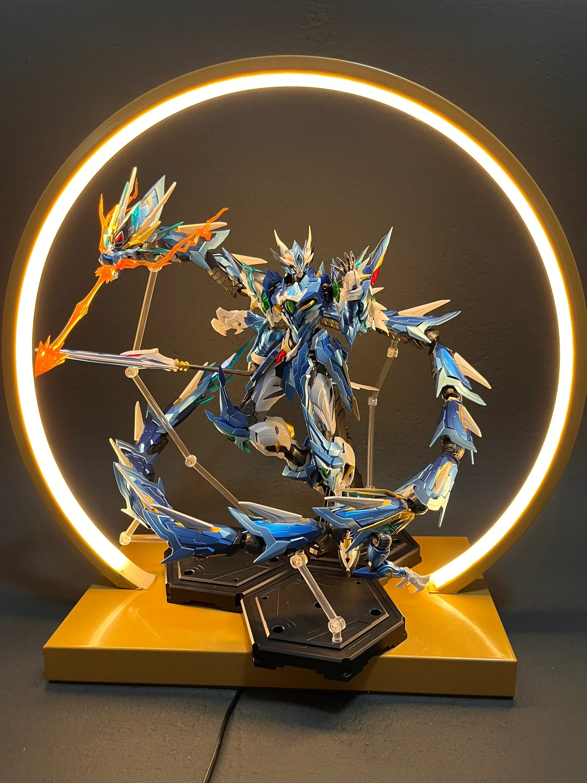 高达变形摩动核盲盒吕布白虎敖丙曹仁干将白起机甲拼装模型福袋