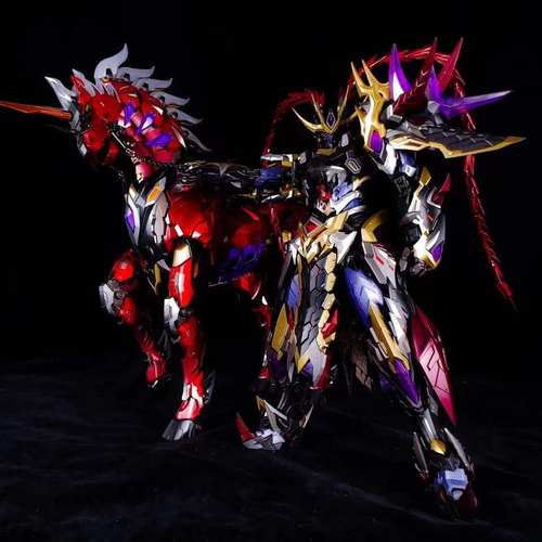 高达拼装模型手办三国摩动核白龙青龙吕布赵云干将机甲盲盒随机