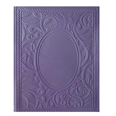 Flower frame plastic embossing folder for card making stati