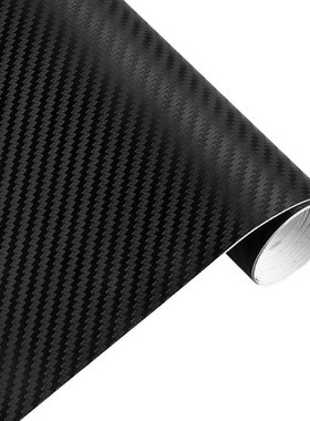 30cmx127cm 3D Carbon Fiber Vinyl Car Wrap Sheet Roll Film Ca