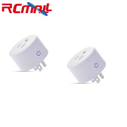 2PCS Zigbee Smart Plug Socket Outlet Switch Compatible with