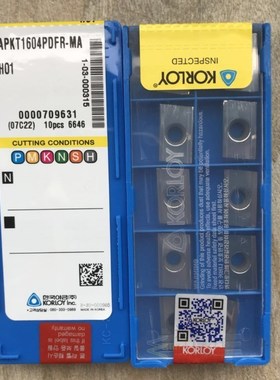 Original KORLOY APKT1604PDFR MA H01 APKT1604PDFR MA3 H01 Alu