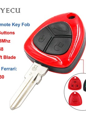 Remote Car Key Fob 3 Buttons 433Mhz with ID48 Chip for Ferra