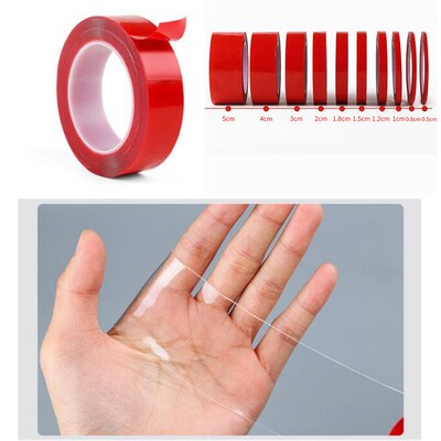 5/10/15/20mm Transparent Silicone Double Sided Tape er  Car
