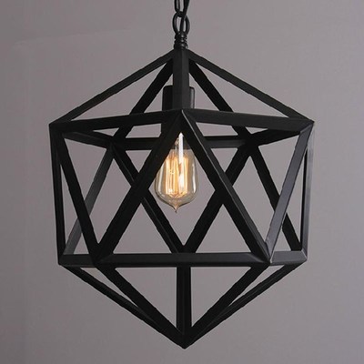 Geometric Shade Loft RH Pendant Lights Hanging Lamp Vintage