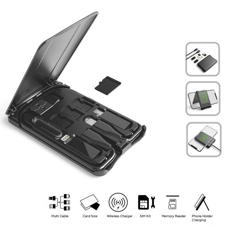 Multi function Universal Smart Adaptor Card Storage Box Por
