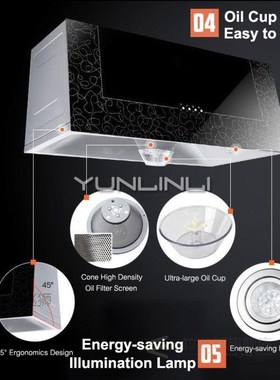 Household Exhaust Hood Range Hood For Kitchen Restaurant Top