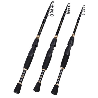 Sougayilang Telescopic Fishing Rod ltralight Weight Spinning