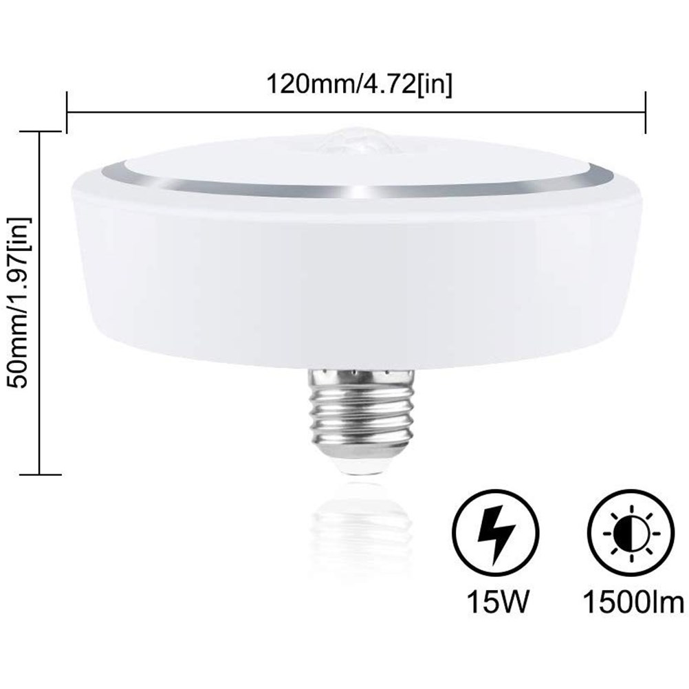 12W Induction Ceiling Light Motion Sensor LED Ceiling Light