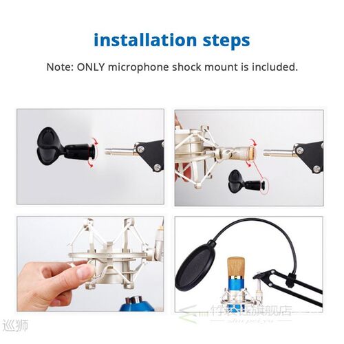 Microphone Shock Mount Microphone Stand For BM 800 Studio Mi