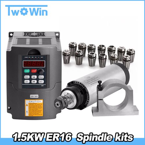 CNC Router Spindle Motor Kit 1.5KW air Spindle ool Milling M