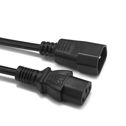 IEC C13 to C14 Power Extension Cable 0.5m 1m 5ft 6ft 3m 5m 1
