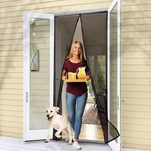 Magnetic Screen Door Hands-free Magnetic mosquito net door n