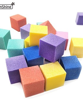 100pcs Mini Buffs For Nail Buffer Block Mix Color Sanding N