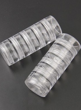 1 Set 30*77mm Transparent Empty Plastic Storage Boxes Nail A