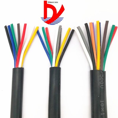 17 AWG 1MM2 RVV 2/3/4/5/6/7/8/10/12/14/16/18 Cores Pins Copp