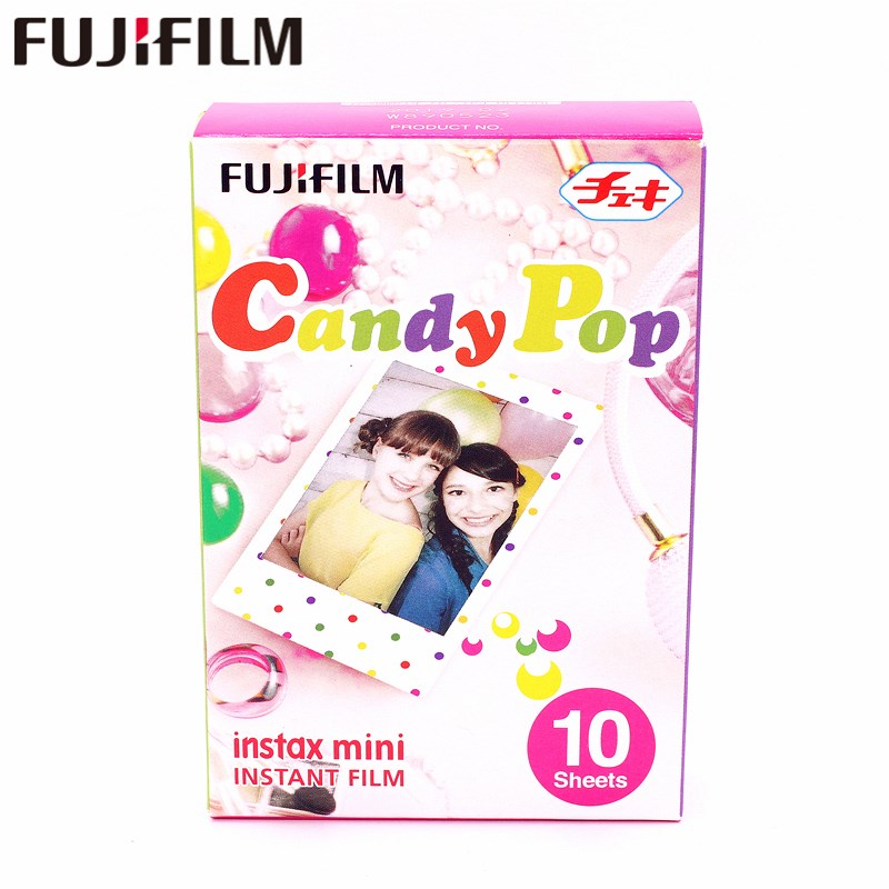 Original Fujifilm Fuji Instax Mini 8 Candy Pop Film 10 Shee