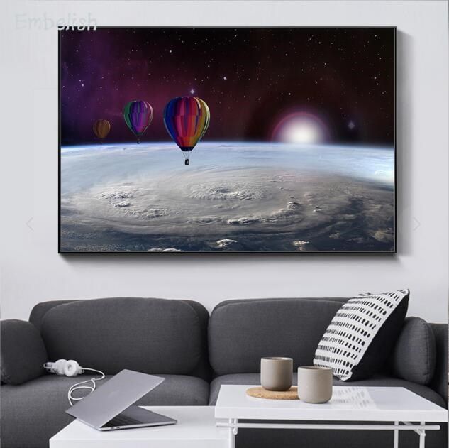 embelish 1 pieces hd canvas landscape paintings  living room