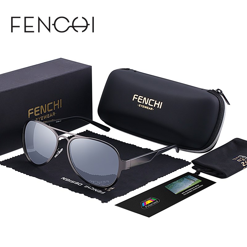 FENCHI Polarized Sunglasses Men Women Brand Designer Fashio