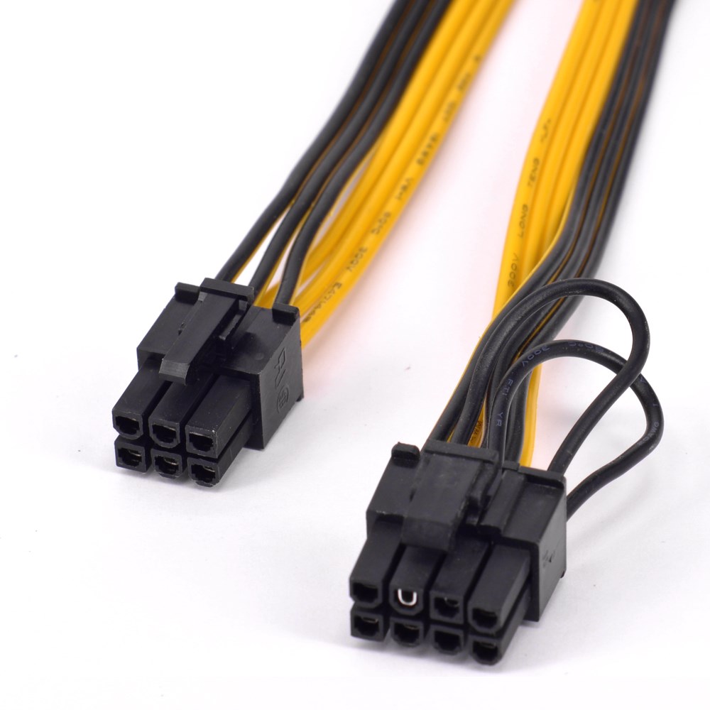 PCI e GPU 6Pin to 8pin 6+2 Pin Power supply Cable PCI expre