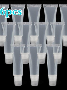 36pcs 10ml Lip Gloss Tube Transparent Refill Empty Container