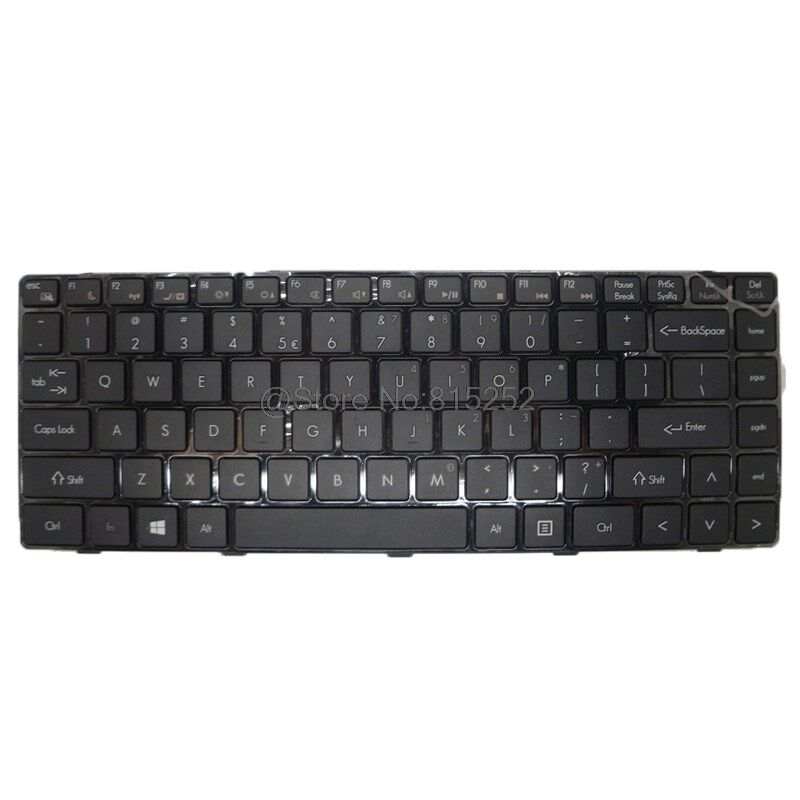 Laptop US Keyboard For Quanta JW6 English DOK-V6369L01 black