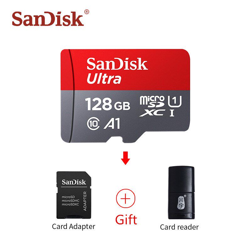Original SanDisk Micro SD Card 128GB 32GB 64GB 16GB ltra TF