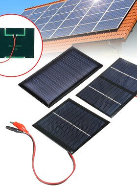 Portable Cell Solar Panel System 9V 3W Light DIY Battery Cel