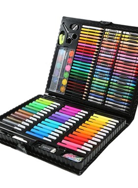 150Pcs/Set Kids Art Drawing Painting Tool Marker Pens Wax Cr