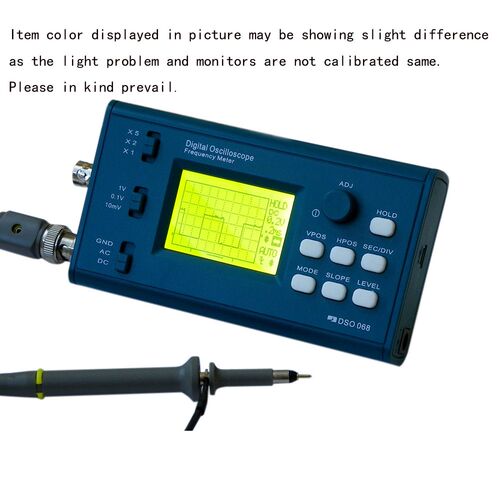 LCD Digital Storage Oscilloscope/Frequency Meter DIY Kit wit