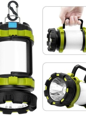 Multifunction LED Camping Lantern USB Rechargeable Hiking, p