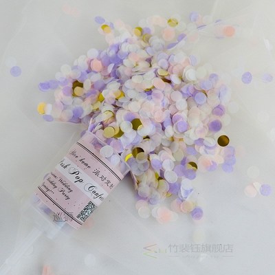 New 5pc Metallic Gold Confetti Party Popper Cannons Handheld