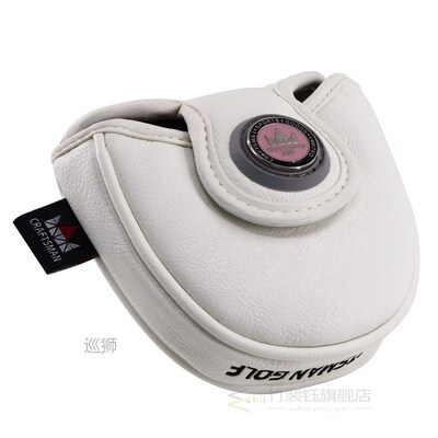 Golf Putter Cover Headcover Magnetic Closure Skull Pattern G