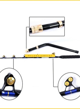 6' elinator alu bent butt PAC BAY 5+1 rollier guide 130LBS b