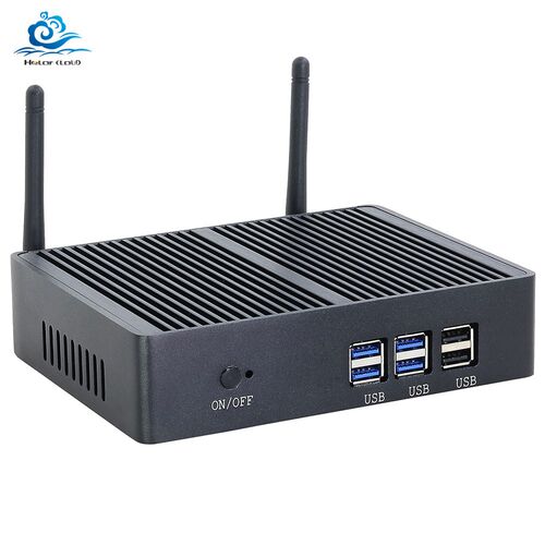 Cheap Intel Core i5 7200 4210Y i3 7100 i7 5500 Fanless Mini