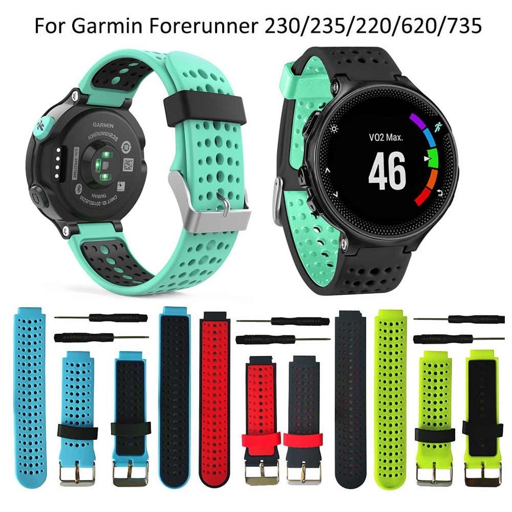 13colors For Garmin Forerunner 235 WatchBand Silicone Strap