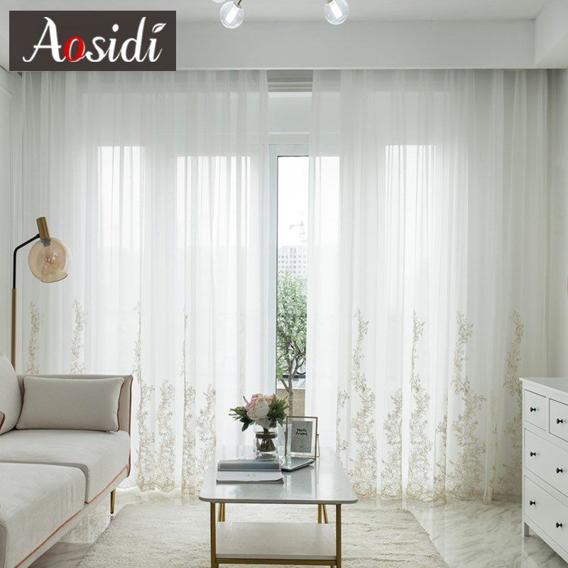 white sheer curtains for living room modern elegant curtain