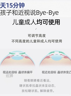 Suspended vision corrector eye power self training instrumen