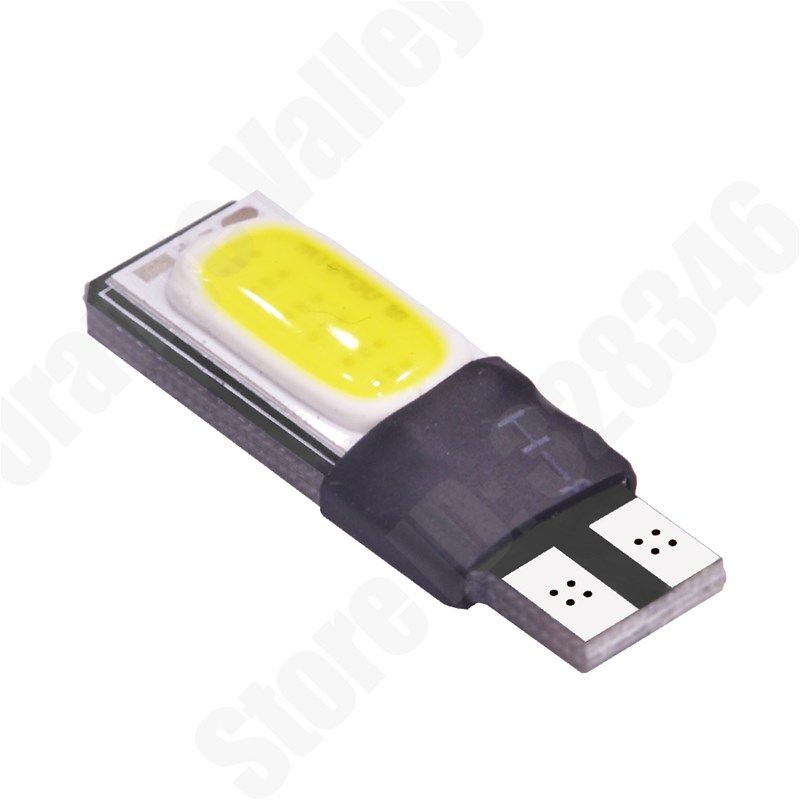 100Pcs Colorful T10 COB 12 Big Chips LED Interior Lights Can