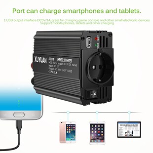 600W DC12V To AC220V Auto New Arrival Car Inverter Adapter C
